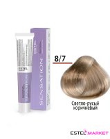 Estel DeLuxe Sensation 8/7 Светло-русый коричневый, 60 мл купить Estel DeLuxe Sensation 8/7 Светло-русый коричневый, 60 мл фото