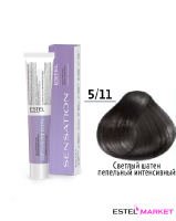 Estel DeLuxe Sensation 5/11 Светлый шатен пепельный интенсивный, 60 мл фото