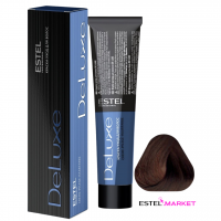 Estel DeLuxe 6/75 Темно-русый коричнево-красный, 60 мл фото