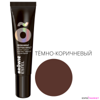 Estel Browie Пигмент прямого действия с эффектом татуажа бровей, тон тёмно-коричневый фото