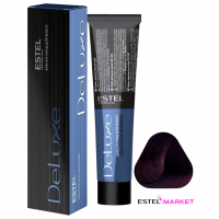 Estel DeLuxe 3/55 Темный шатен красный интенсивный, 60 мл фото