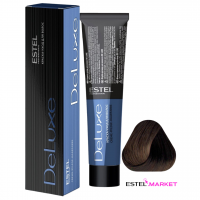 Estel DeLuxe 5/70 Светлый шатен коричневый для седины, 60 мл купить Estel DeLuxe 5/70 Светлый шатен коричневый для седины, 60 мл фото