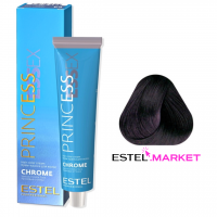 Estel Princess Essex Chrome 3/66 Темный шатен фиолетовый интенсивный, 60 мл фото