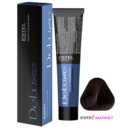 Estel DeLuxe 5/0 Светлый шатен, 60 мл фото