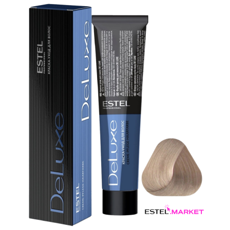 Estel DeLuxe 10/16 Светлый блондин пепельно-фиолетовый, 60 мл фото