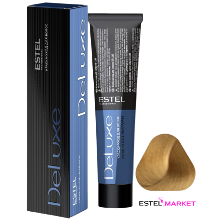 Estel DeLuxe 10/73 Светлый блондин коричнево-золотистый, 60 мл фото