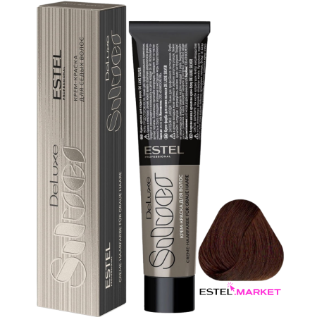 Estel DeLuxe Silver 7/75 Русый коричнево-красный фото