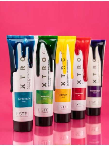 Пигмент прямого действия Estel XTRO White, тон фиолетовый, 100 мл купить Пигмент прямого действия Estel XTRO White, тон фиолетовый, 100 мл фото