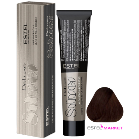 Estel DeLuxe Silver 5/4 Светлый шатен медный фото