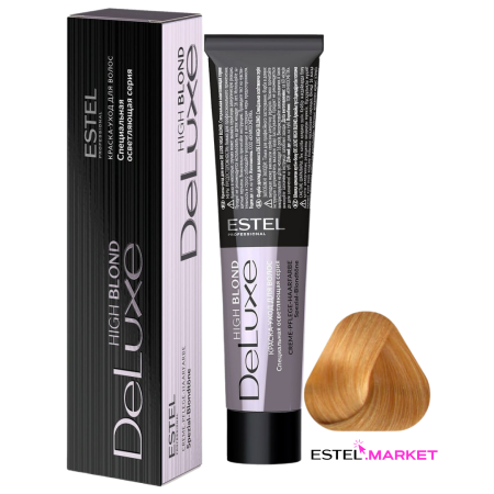 Estel De Luxe High Blond 143 Медно-золотистый блондин ультра фото