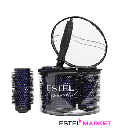 Estel Рremier Набор термобрашингов со съёмной ручкой Olivia Garden фото