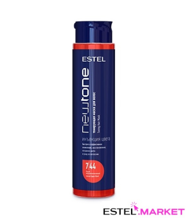 Estel NewTone Тонирующая маска для волос 7/44 Русый медный интенсивный, 400 мл фото