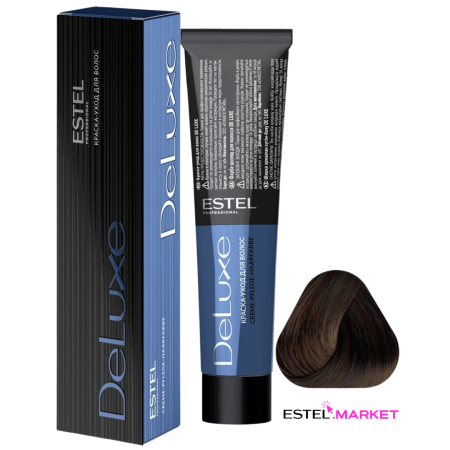 Estel DeLuxe 5/3 Светлый шатен золотистый, 60 мл фото