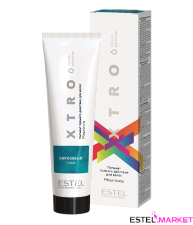 Пигмент прямого действия Estel XTRO White, тон бирюзовый, 100 мл фото