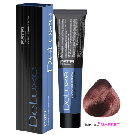 Estel DeLuxe 6/54 Темно-русый красно-медный, 60 мл фото