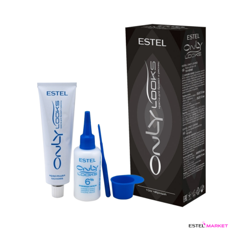Estel Only Looks Краска для ресниц и бровей, тон черный (набор) фото