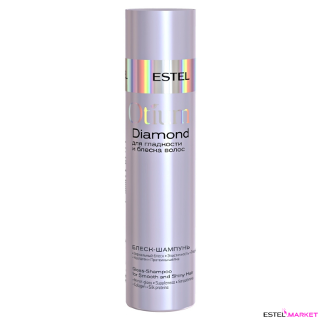 Estel Otium Diamond Блеск-шампунь для гладкости и блеска волос, 250 мл фото