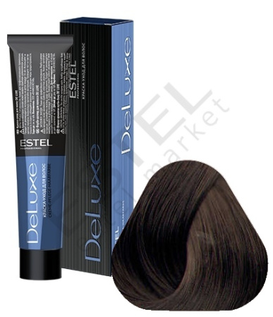Estel DeLuxe  5/71 Светлый шатен коричнево-пепельный, 60мл фото