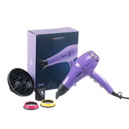 Профессиональный фен DEWAL FIESTA  Lavender, 2600Вт фото