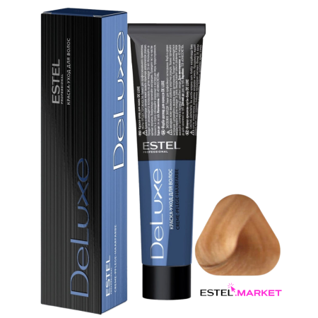 Estel DeLuxe 10/45 Светлый блондин медно-красный, 60 мл фото