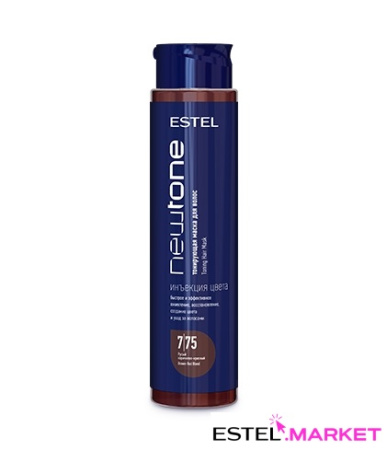 Estel NewTone Тонирующая маска для волос 7/75 Русый коричнево-красный, 400 мл фото