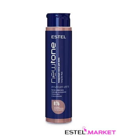 Estel NewTone Тонирующая маска для волос 8/76 Светло-русый коричнево-фиолетовый, 400 мл фото