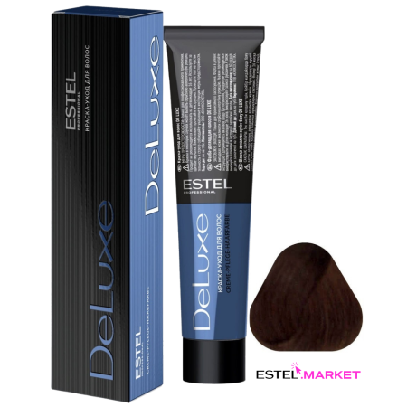 Estel DeLuxe 5/4 Светлый шатен медный, 60 мл фото