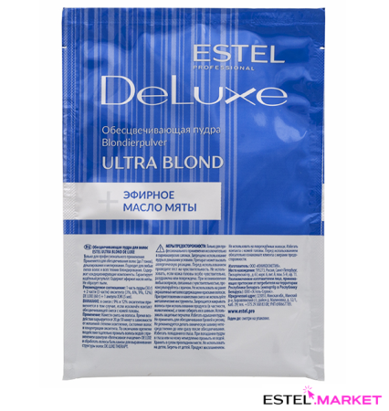 Estel DeLuxe Ultra Blond Обесцвечивающая пудра, 30 гр фото