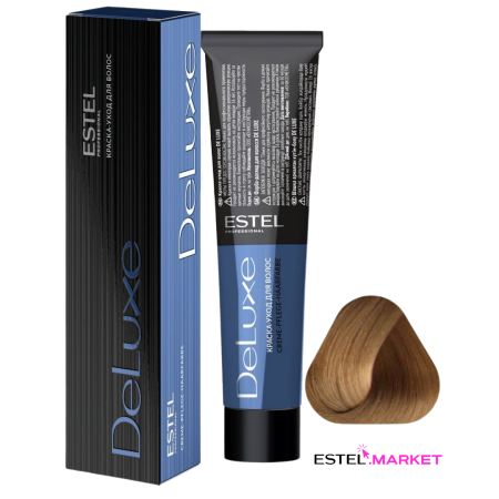 Estel DeLuxe 8/36 Светло-русый золотисто-фиолетовый, 60 мл фото