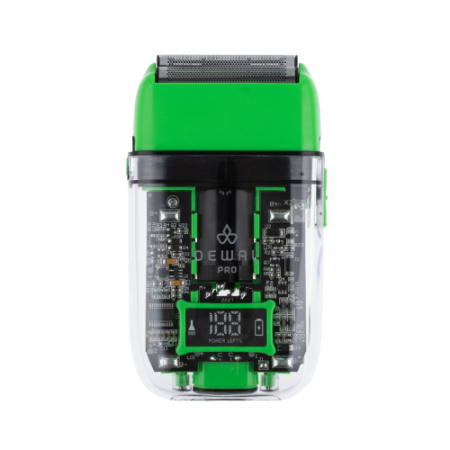 Шейвер для проработки контуров и бороды DEWAL PRO BARBER STYLE NEON GREEN фото