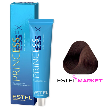 Estel Princess Essex 6/76 Тёмно-русый коричнево-фиолетовый (Благородная умбра) фото