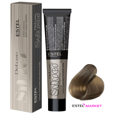 Estel DeLuxe Silver 10/17 Светлый блондин пепельно-коричневый фото