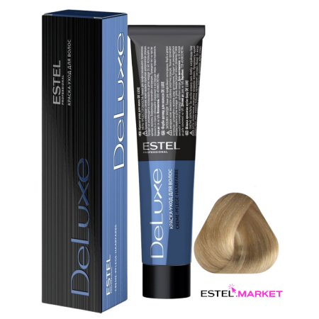 Estel DeLuxe 10/01 Светлый блондин натурально-пепельный, 60 мл фото