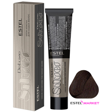 Estel DeLuxe Silver 5/75 Светлый шатен коричнево-красный фото