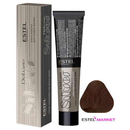 Estel DeLuxe Silver 7/47 Русый медно-коричневый фото
