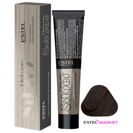 Estel Deluxe Silver 6/11 Темно-русый пепельный интенсивный фото