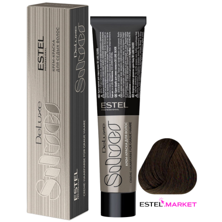 Estel DeLuxe Silver 6/0 Темно-русый фото