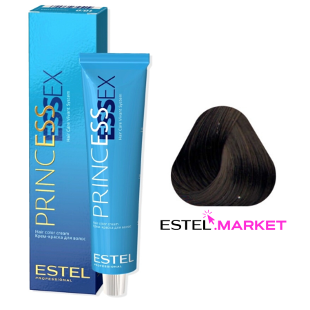 Estel Princess Essex 4/71 Шатен коричнево-пепельный (Магический коричневый) фото
