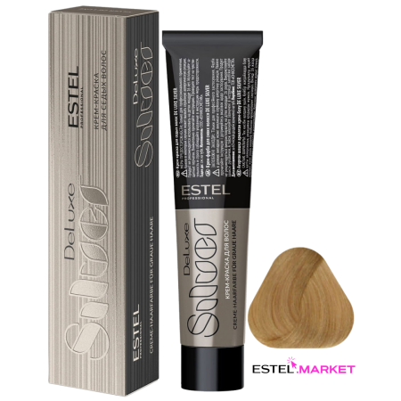 Estel DeLuxe Silver 10/37 Светлый блондин золотисто-коричневый фото