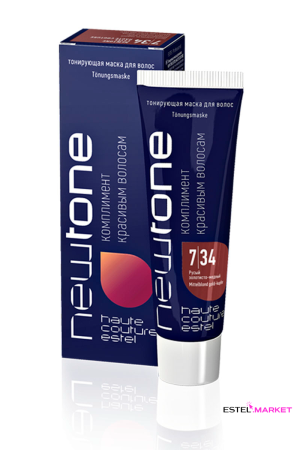 Estel NewTone Тонирующая маска для волос 7/34, 60 мл фото