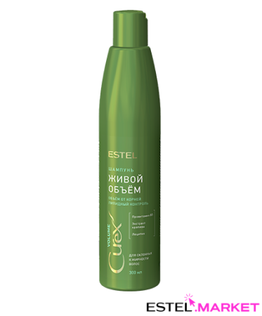 Estel Curex Volume Шампунь для придания объема (для жирных волос), 300 мл. фото