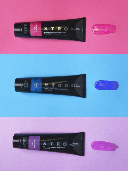 Пигмент прямого действия Estel XTRO Black, тон сиреневый, 100 мл купить Пигмент прямого действия Estel XTRO Black, тон сиреневый, 100 мл фото