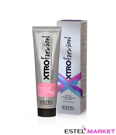 Пигмент прямого действия для волос Estel XTRO Electro Candy-pink, 100 мл фото