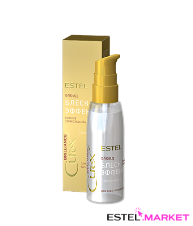 Estel Curex Brilliance Флюид-блеск c термозащитой для всех типов волос, 100 мл фото