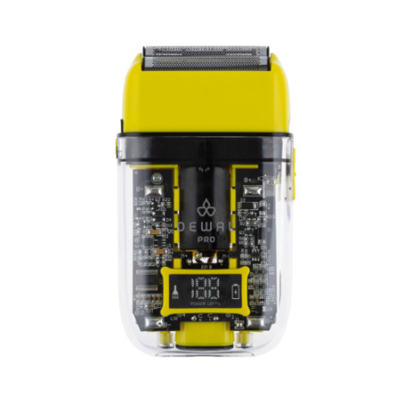 Шейвер для проработки контуров и бороды DEWAL PRO BARBER STYLE NEON YELLOW фото