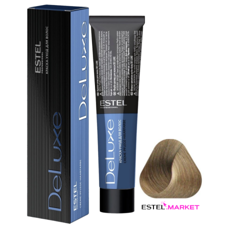 Estel DeLuxe 9/17 Блондин пепельно-коричневый, 60 мл фото