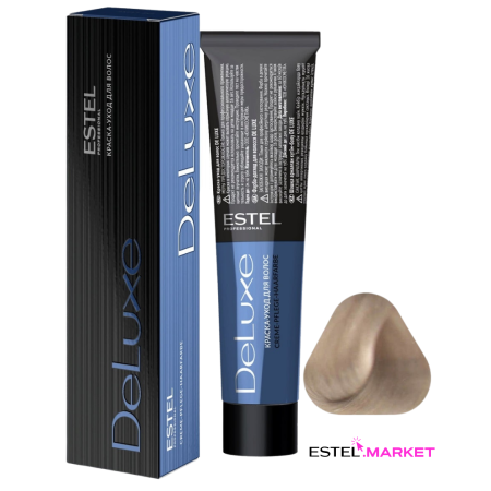 Estel DeLuxe 10/76 Светлый блондин коричнево-фиолетовый, 60 мл фото