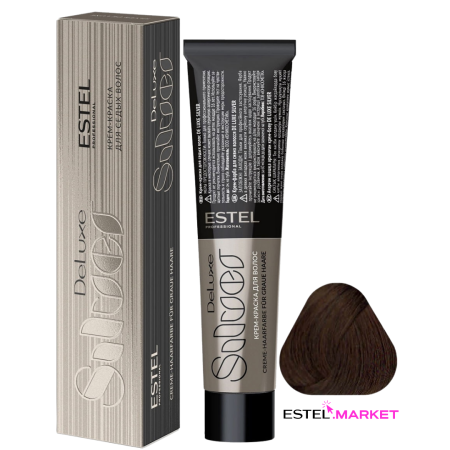 Estel DeLuxe Silver 6/7 Темно-русый коричневый фото