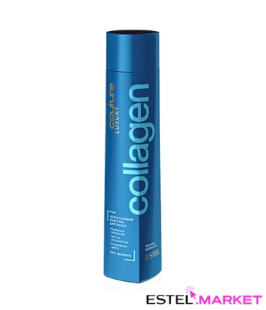 Estel Haute Couture Luxury Collagen Коллагеновый шампунь для волос, 300 мл фото