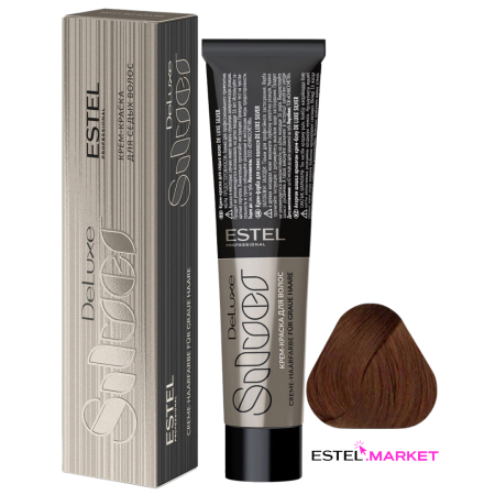 Estel DeLuxe Silver 8/75 Светло-русый коричнево-красный фото